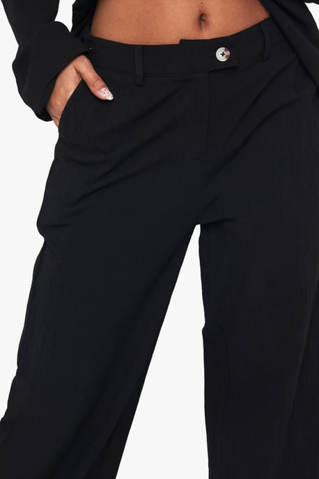 Linen Tailored Straight Leg Trouser - Image 4