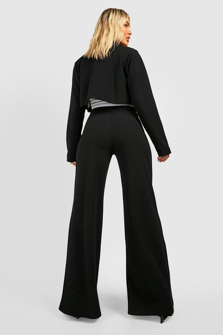 Boohoo Basics Wide Leg Trousers - Image 2