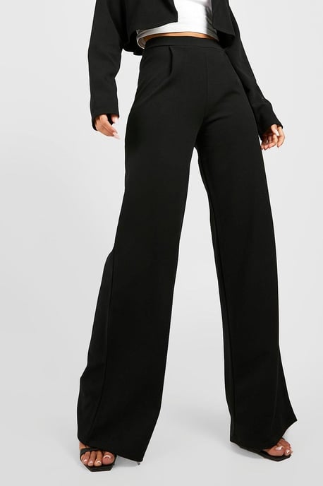 Boohoo Basics Wide Leg Trousers - Image 4