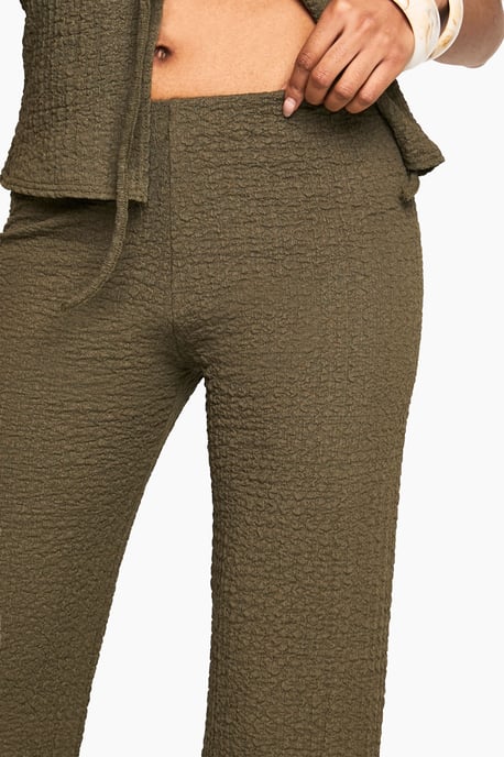 Textured Wide Leg Trouser - Image 4
