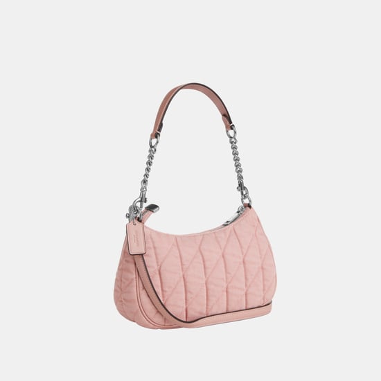 Teri Shoulder Bag in Colored Quilted Denim - Image 2