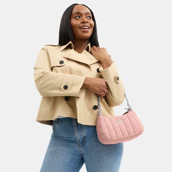 Teri Shoulder Bag in Colored Quilted Denim - Image 5