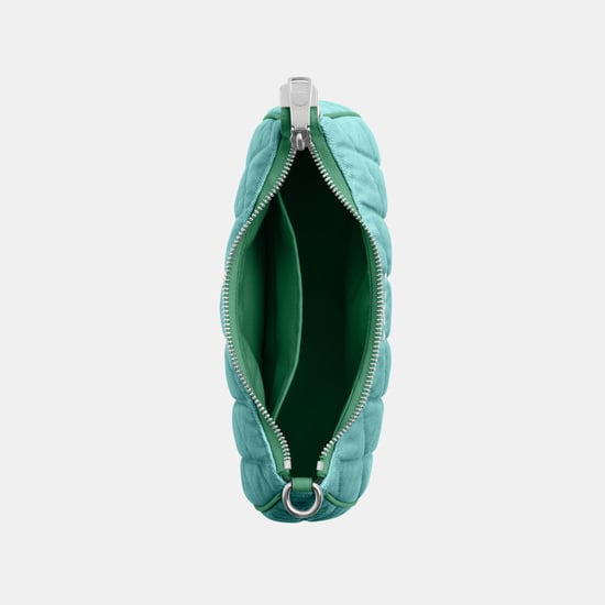 Teri Shoulder Bag in Colored Quilted Denim - Image 3