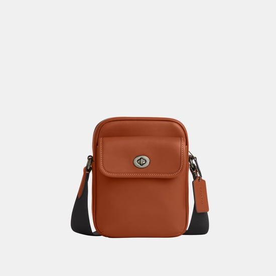Turnlock Crossbody in Smooth Grain Leather - Image 1