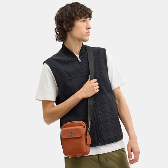 Turnlock Crossbody in Smooth Grain Leather - Image 4