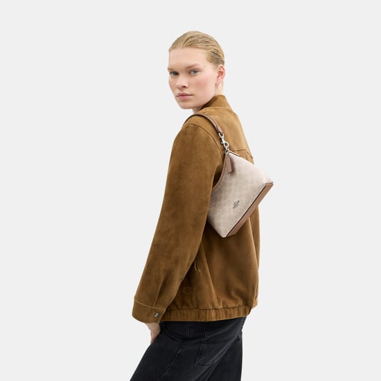 Laurel Small Shoulder Bag in Signature Canvas - Image 5