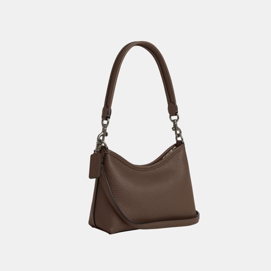 Laurel Small Shoulder Bag in Lux Pebble Leather - Image 2