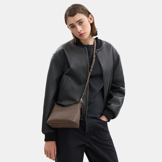 Laurel Small Shoulder Bag in Lux Pebble Leather - Image 4