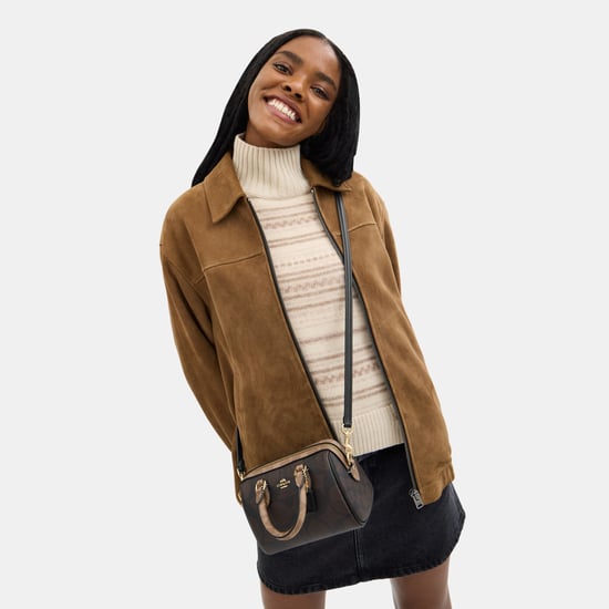 Mini Rowan Crossbody in Blocked Maxi Signature Canvas - Image 4