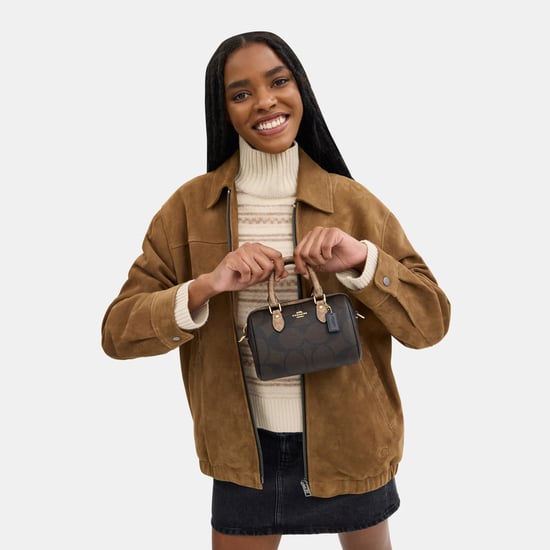 Mini Rowan Crossbody in Blocked Maxi Signature Canvas - Image 5