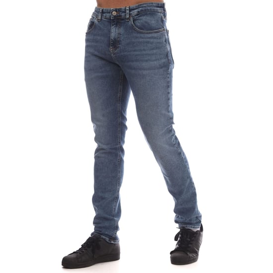 Heren Tommy Hilfiger Scanton Vlag Borduursel Slim-Fit Jeans in Blauw - Image 2