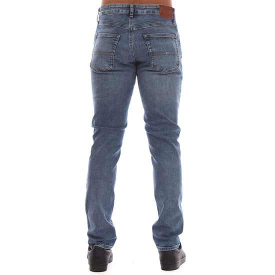Heren Tommy Hilfiger Scanton Vlag Borduursel Slim-Fit Jeans in Blauw - Image 3