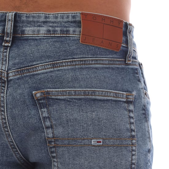 Heren Tommy Hilfiger Scanton Vlag Borduursel Slim-Fit Jeans in Blauw - Image 4