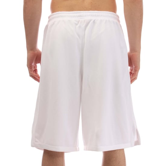 Men's Off White Caravaggio Mesh Shorts in White Black - Image 3