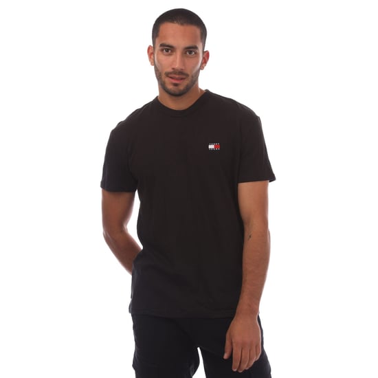 Herr Tommy Hilfiger Tonal Badge T-shirt i Svart - Image 1