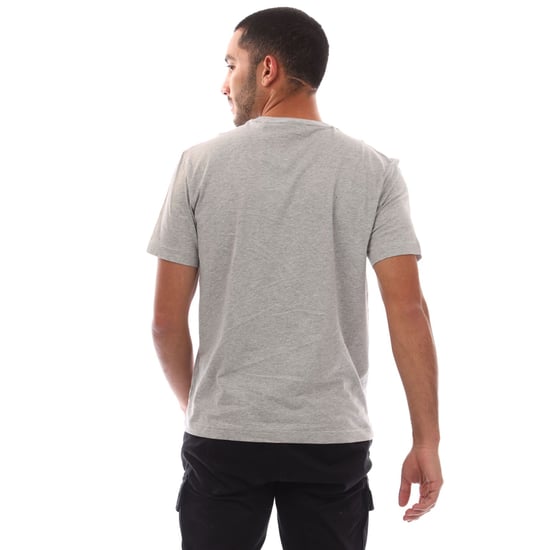 Men's Gant Embroidered Original Shield T-Shirt in Grey - Image 3