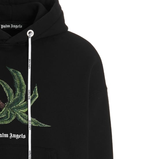 Palm Angels Broken Palm Tree Black Hoodie - Image 3