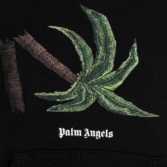 Palm Angels Broken Palm Tree Black Hoodie - Image 4