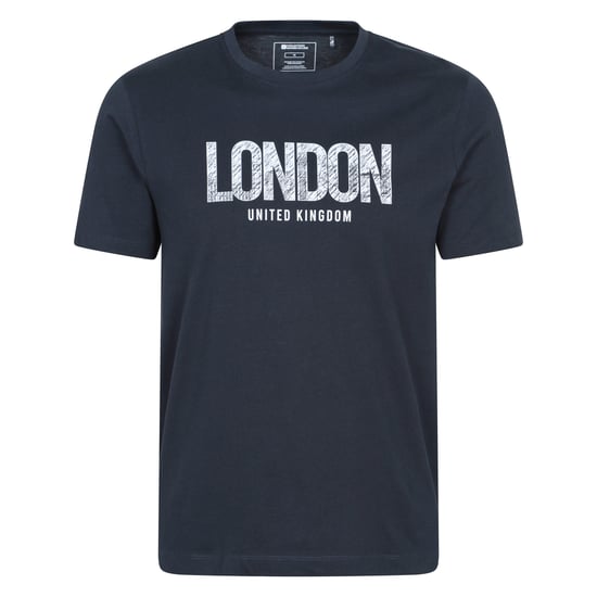 Mountain Warehouse Heren Londen T-Shirt met korte mouwen (Marine) - Image 1