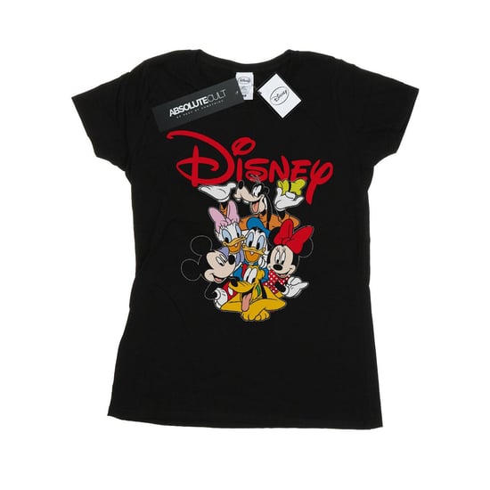 Disney Womens/Ladies Mickey Mouse Crew Cotton T-Shirt (Black) - Image 1