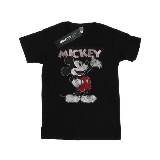 Disney Heren Mickey Mouse Presents T-Shirt (Zwart) - Image 1