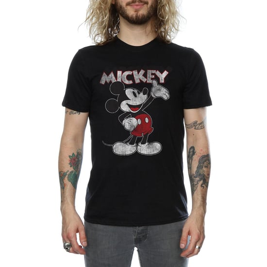 Disney Heren Mickey Mouse Presents T-Shirt (Zwart) - Image 3