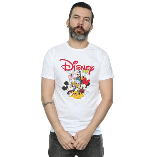 Disney Heren Mickey Mouse Crew T-shirt (Wit) - Image 2