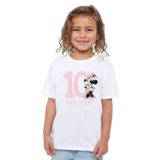 Disney Kinderen/Kinderen Minnie Mouse 10e Verjaardag T-Shirt (Wit) - Image 3
