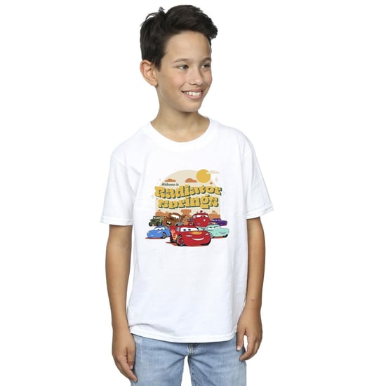 Disney Jongens Cars Radiator Springs Groep T-Shirt (Wit) - Image 2