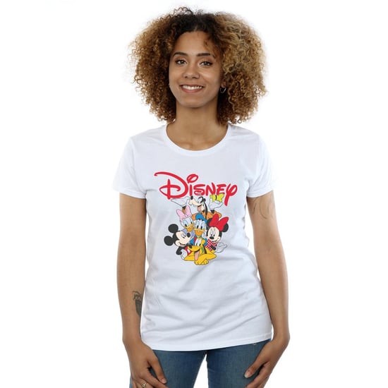 Disney Dam/Tjej - Musse Pigg - T-shirt i bomull (Vit) - Image 2