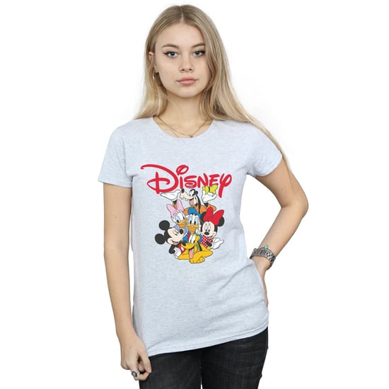 Disney Dam/Tjej - Musse Pigg - T-shirt i bomull (Sport Grå) - Image 2