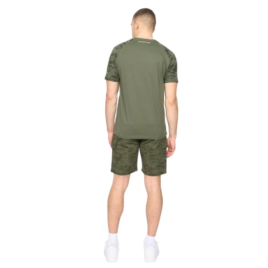Crosshatch Heren Janscore T-Shirt (Olijf) - Image 2