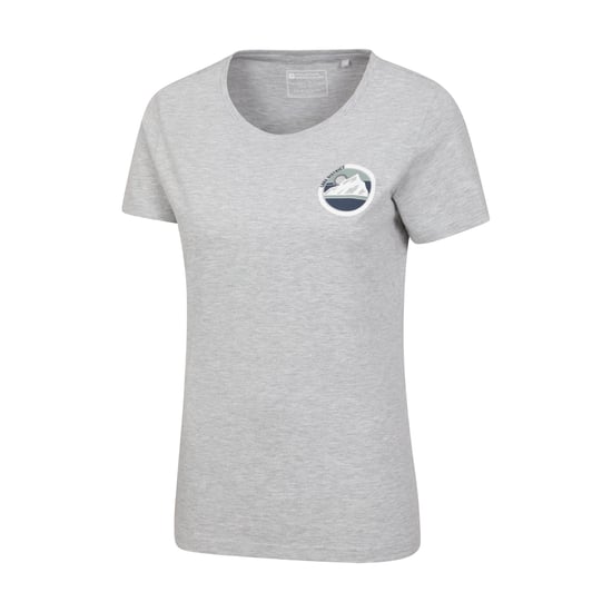 Mountain Warehouse Womens/Ladies Lake District Tree Ring Organic T-Shirt (Grey) - Image 3