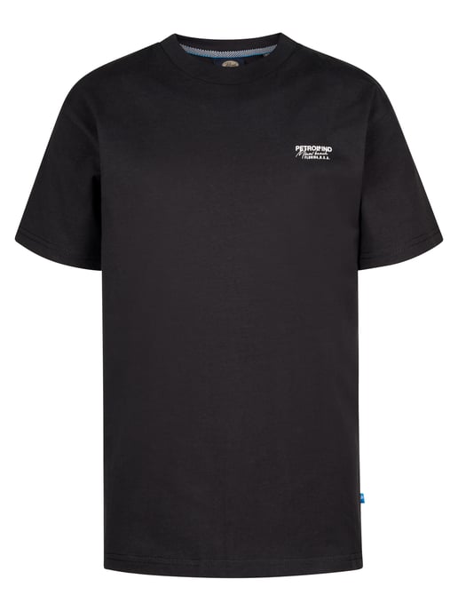 Petrol Industries - Jongens Backprint T-shirt Oceanpoint - Zwart - Image 1