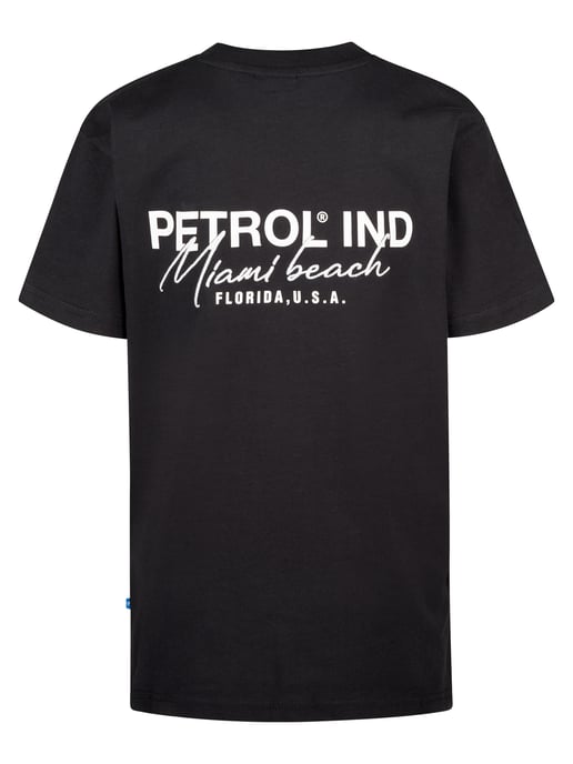 Petrol Industries - Jongens Backprint T-shirt Oceanpoint - Zwart - Image 2