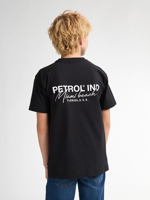Petrol Industries - Jongens Backprint T-shirt Oceanpoint - Zwart - Image 4