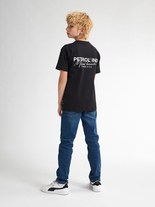 Petrol Industries - Jongens Backprint T-shirt Oceanpoint - Zwart - Image 6