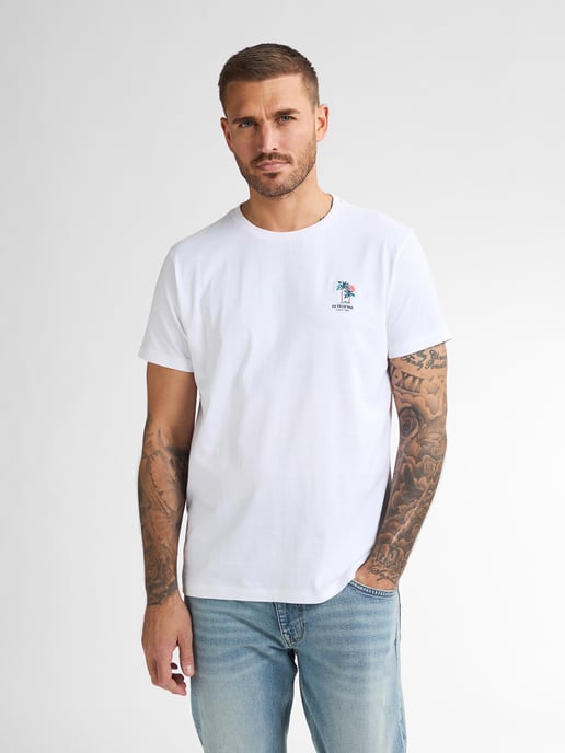 Petrol Industries - Heren Artwork T-shirt Paradise - Wit - Image 3