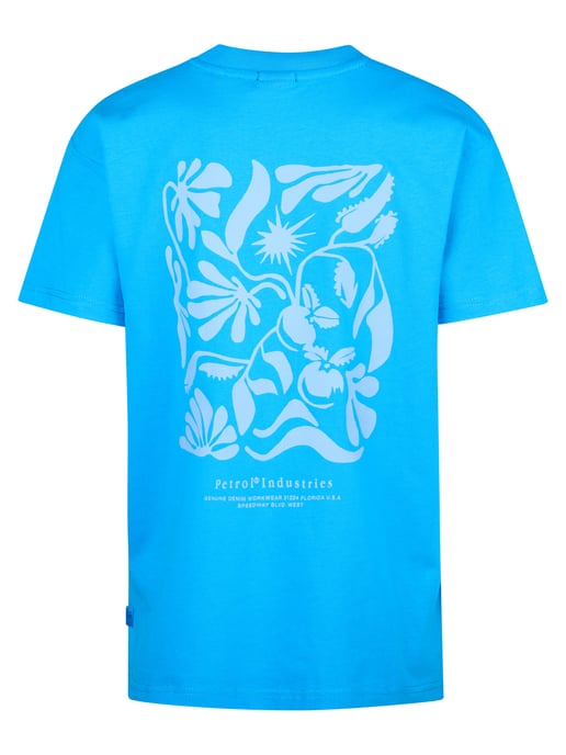 Petrol Industries - Jongens Backprint T-shirt Schooner - Blauw - Image 2