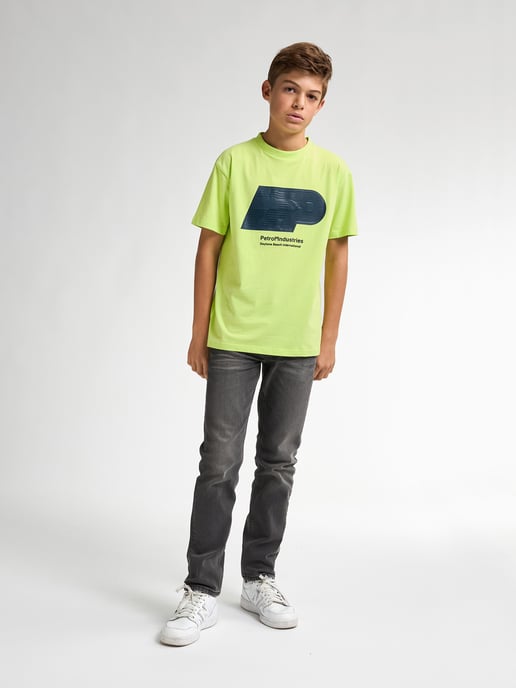 Petrol Industries - Jongens Artwork T-shirt Seapearl - Geel - Image 4