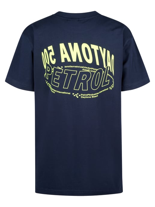 Petrol Industries - Jongens Backprint T-shirt Shoreline - Blauw - Image 2
