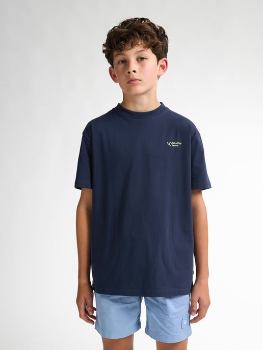 Petrol Industries - Jongens Backprint T-shirt Shoreline - Blauw - Image 3