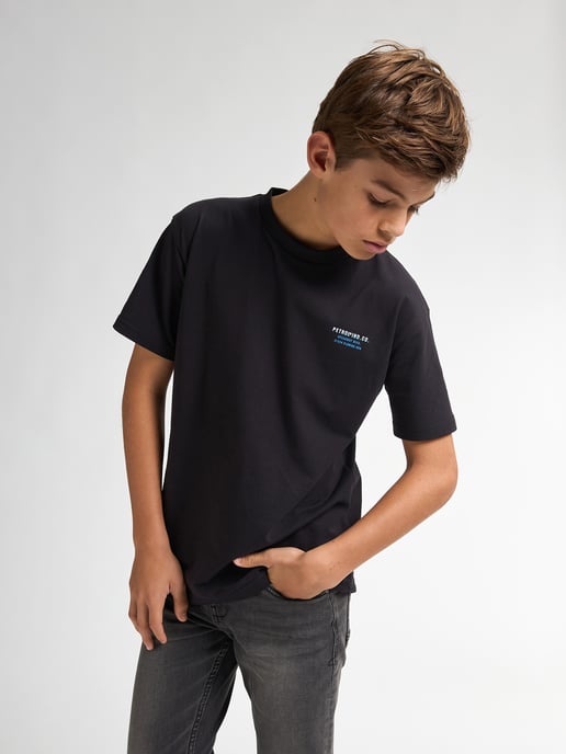 Petrol Industries - Jongens Backprint T-shirt Flamingoline - Zwart - Image 3