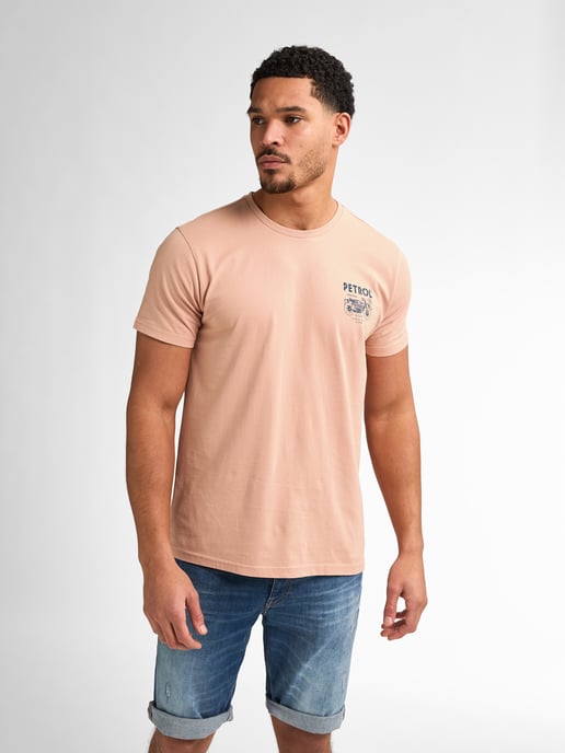 Petrol Industries - Heren Backprint T-shirt Bayfrontstone - Rood - Image 3