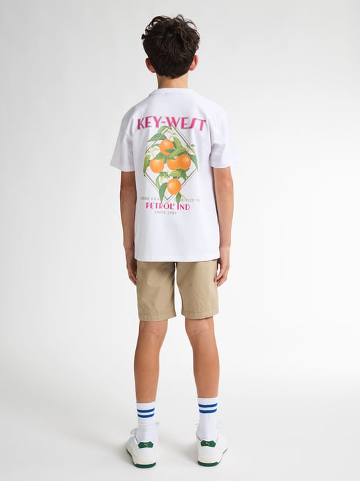 Petrol Industries - Jongens Backprint T-shirt Lime - Wit - Image 6