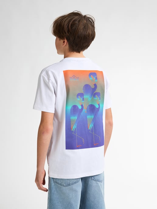 Petrol Industries - Jongens Backprint T-shirt Palmbreeze - Wit - Image 4