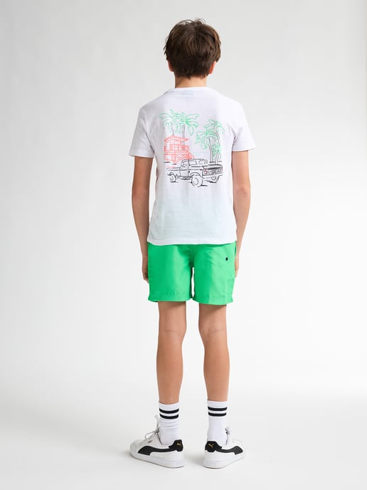 Petrol Industries - Jongens Backprint T-shirt Tealshore - Wit - Image 6
