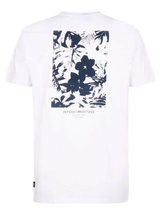 Petrol Industries - Heren Backprint T-shirt Sandcrest - Wit - Image 2