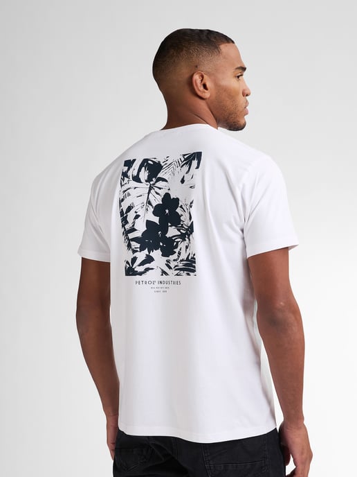 Petrol Industries - Heren Backprint T-shirt Sandcrest - Wit - Image 4