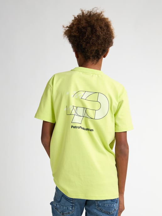 Petrol Industries - Jongens Artwork T-shirt Oceancrest - Geel - Image 4